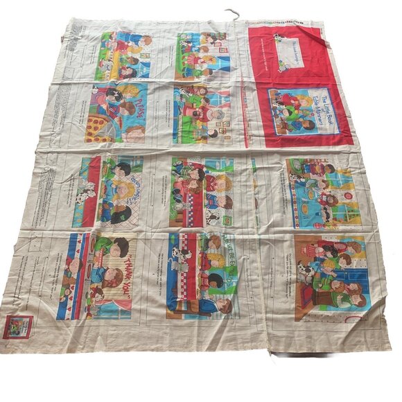 VIP Cranston 2011 Fabric Panel - “The Little Book of Table Manners” - New Quilt - Picture 2 of 4